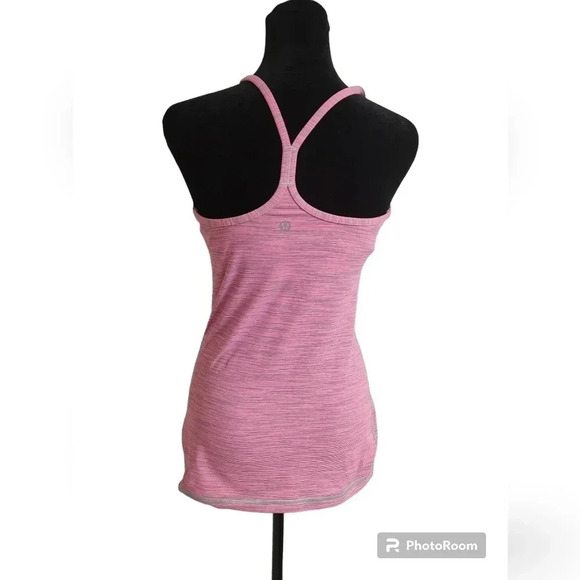 Lululemon power y yoga top pink wee are from space - Picture 3 of 5